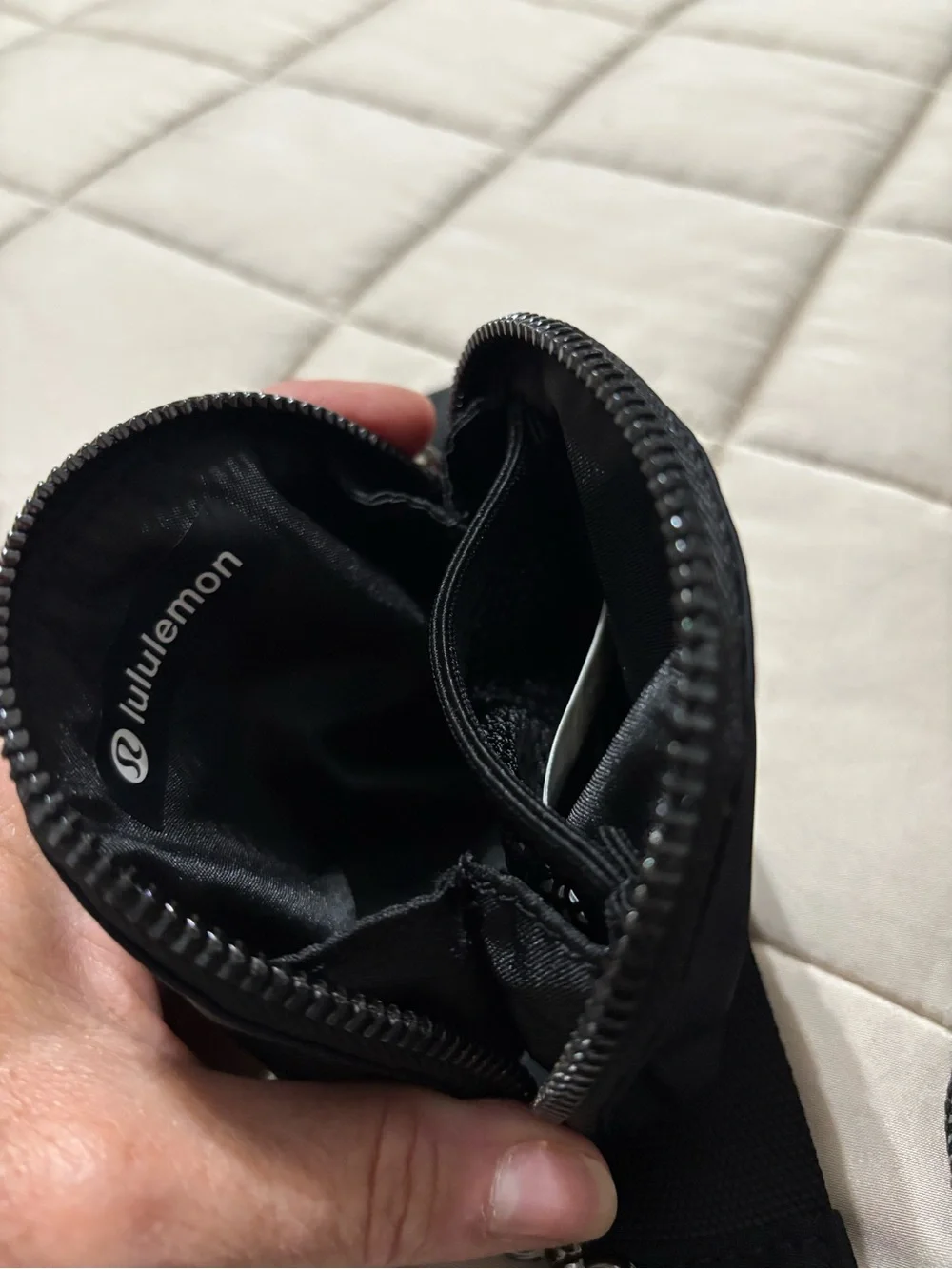 lululemon athletica Black Key Chain Wallet and Coin Pouch Set